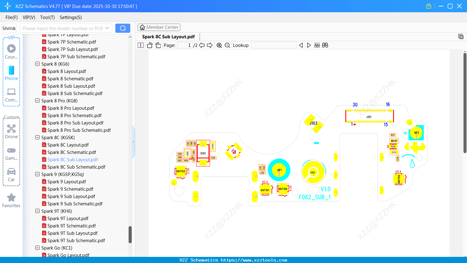 Tecno Spark 8C Sub Layout